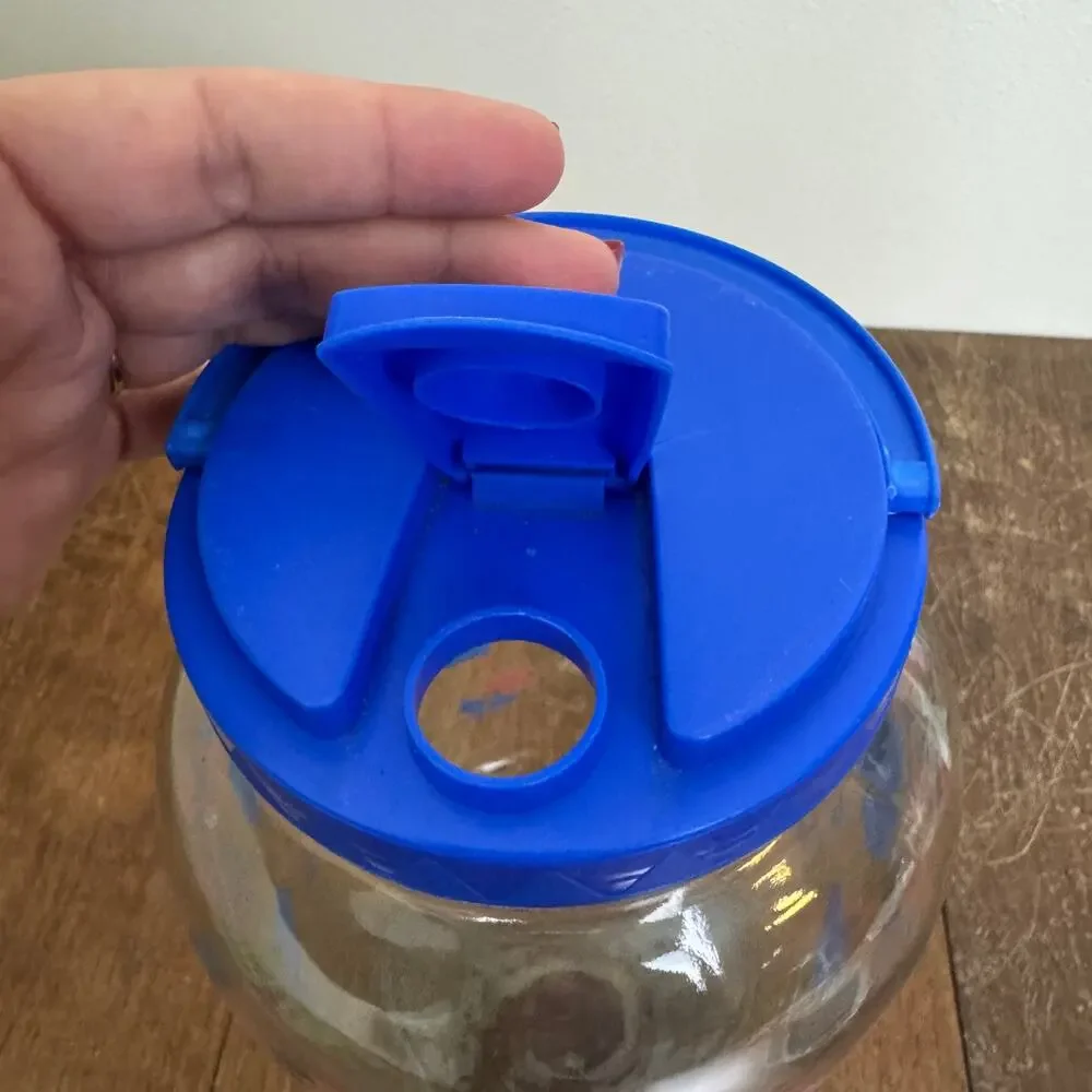 Vintage gallon blue